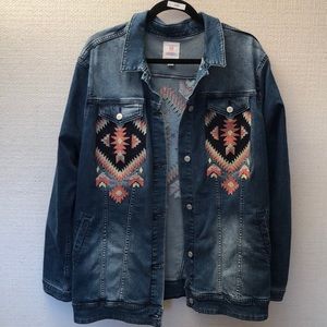 LuLaroe Jean Jacket 3xl
